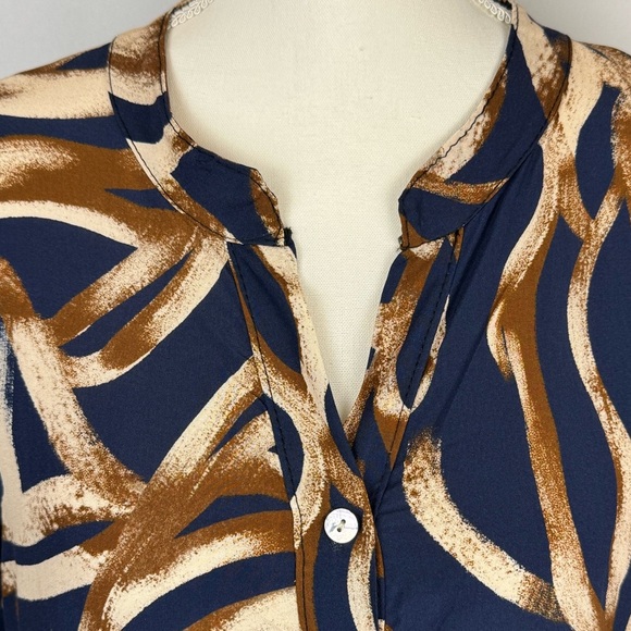 M Made in Italy NWT Shift Dress Shirtdress Long Sleeves Loose Fit Size XL - Picture 3 of 12